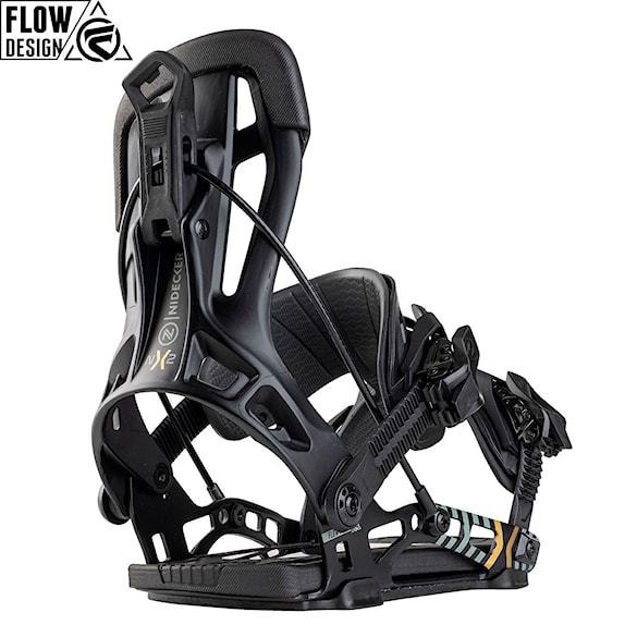Vázání na snowboard Nidecker Flow NX2 black 2026 - 1