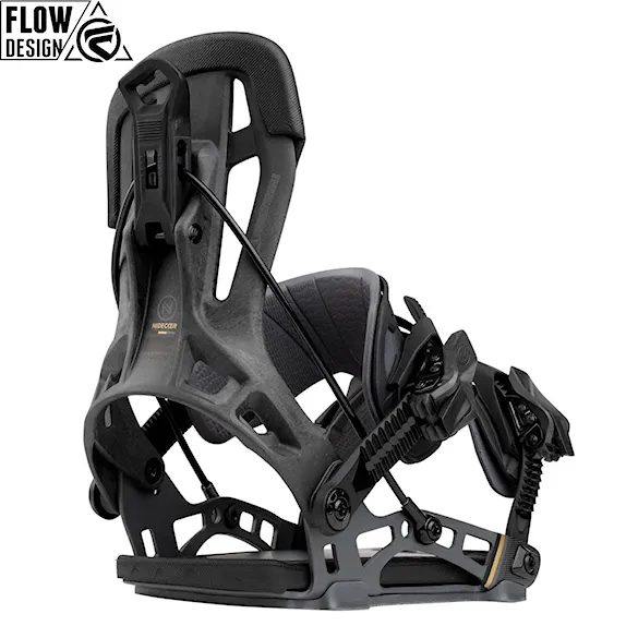 Snowboard Binding Nidecker Flow NX2 Carbon black 2027 - 1