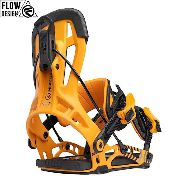 Snowboard Binding Nidecker Flow NX2 mango 2026 - 1