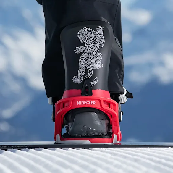 Snowboard Binding Nidecker Kaon red tiger 2026 - 4