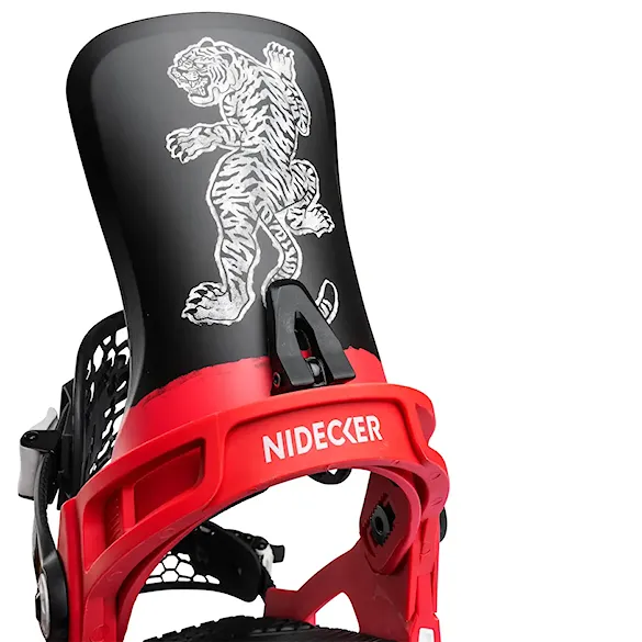 Snowboard Binding Nidecker Kaon red tiger 2026 - 5