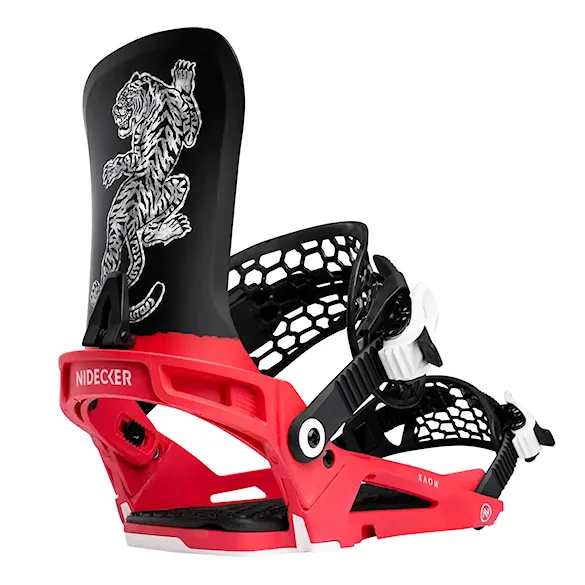 Snowboard Binding Nidecker Kaon red tiger 2026 - 1