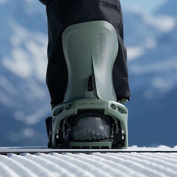 Snowboard Binding Nidecker LT Supermatic olive 2026 - 3