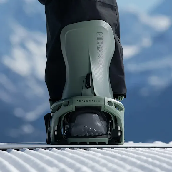 Snowboard Binding Nidecker LT Supermatic olive 2026 - 3