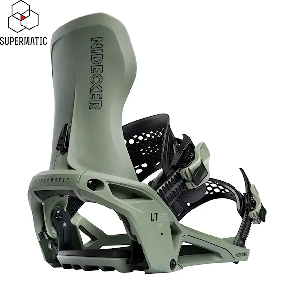 Snowboard Binding Nidecker LT Supermatic olive 2026 - 1