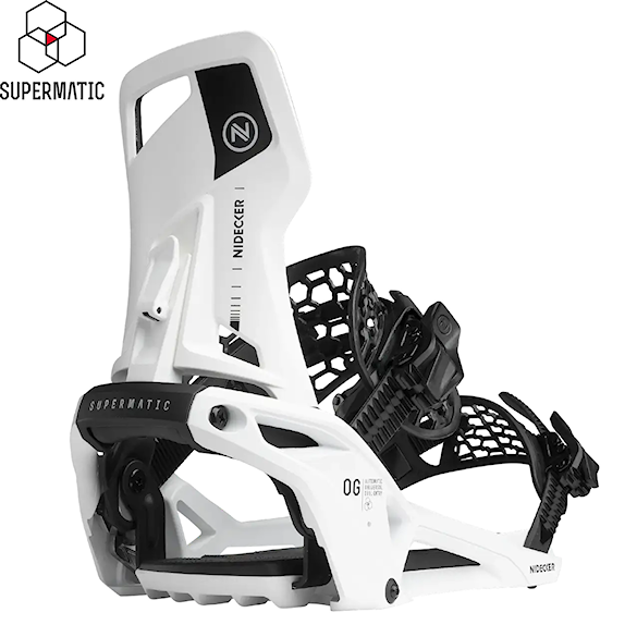 Vázání na snowboard Nidecker Og Supermatic white 2027 - 1