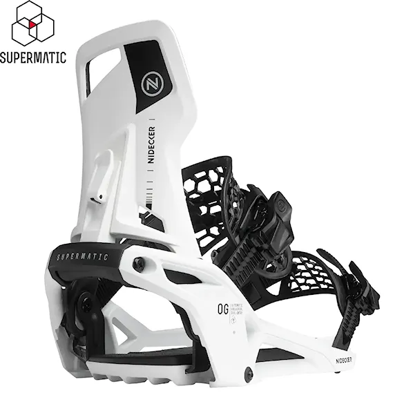 Vázání na snowboard Nidecker OG Supermatic white 2027 - 1