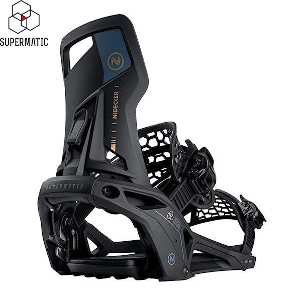 Wiązanie snowboardowe Nidecker Supermatic black 2025 - 1