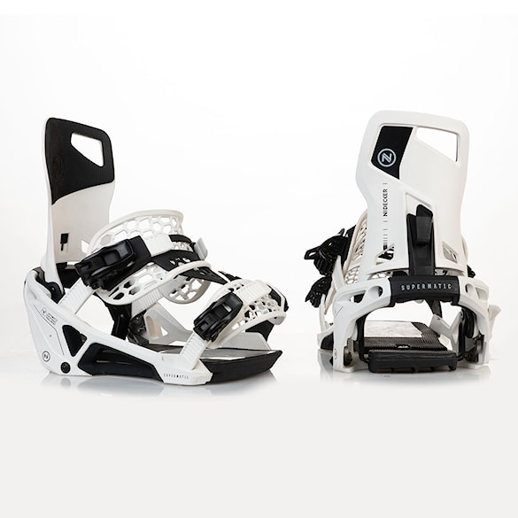 Vázání na snowboard Nidecker Supermatic white 2025 - 1