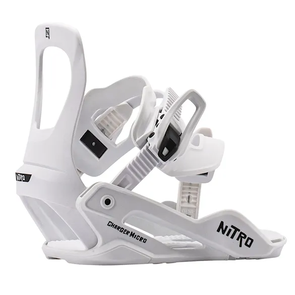 Snowboard Binding Nitro Charger Micro white 2027 - 1