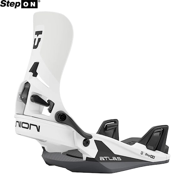 Snowboard Binding Union Atlas Step On white 2026 - 1