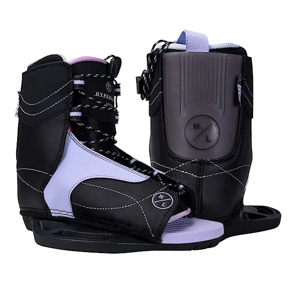 Wiązanie wakeboardowe Hyperlite Jinx Girls black/purple 2026 - 1