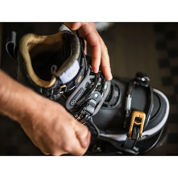 Wiązanie wakeboardowe Hyperlite System Lowback black/gold 2026 - 2