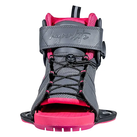 Wiązanie wakeboardowe Hyperlite Viva grey/pink 2026 - 2