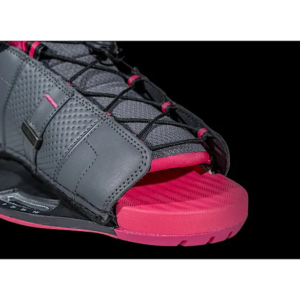 Wiązanie wakeboardowe Hyperlite Viva grey/pink 2026 - 5
