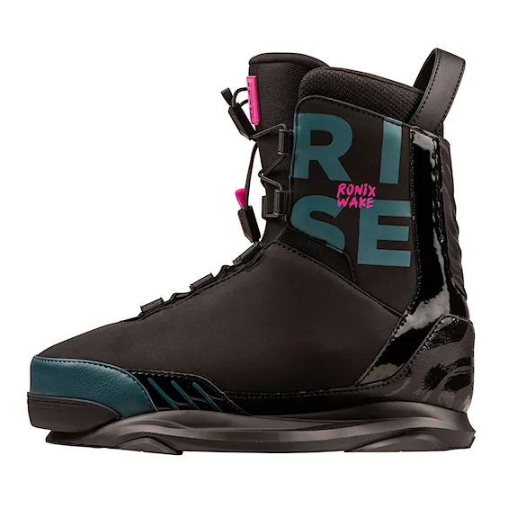 Wiązanie wakeboardowe Ronix Rise black/teal/pink 2025 - 7