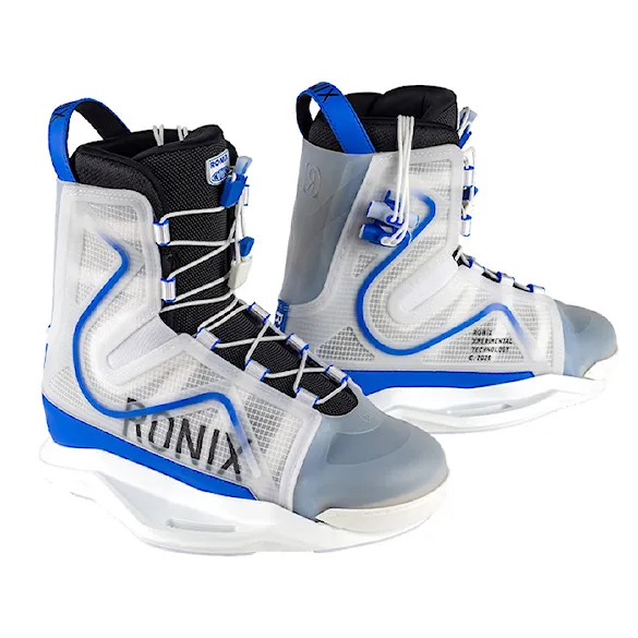 Wakeboard Binding Ronix RXT translucent blue 2026 - 1