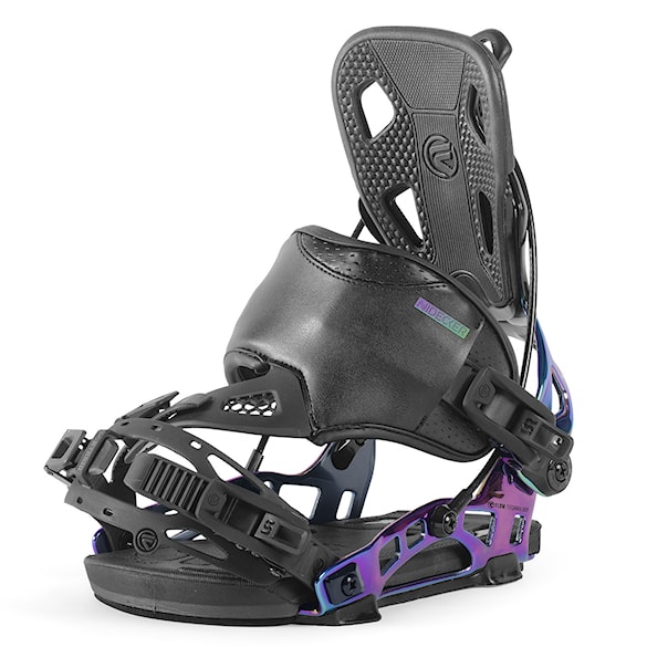 Vázání na snowboard Nidecker Nx2 Hybrid Spectra chrome 2018 - 1