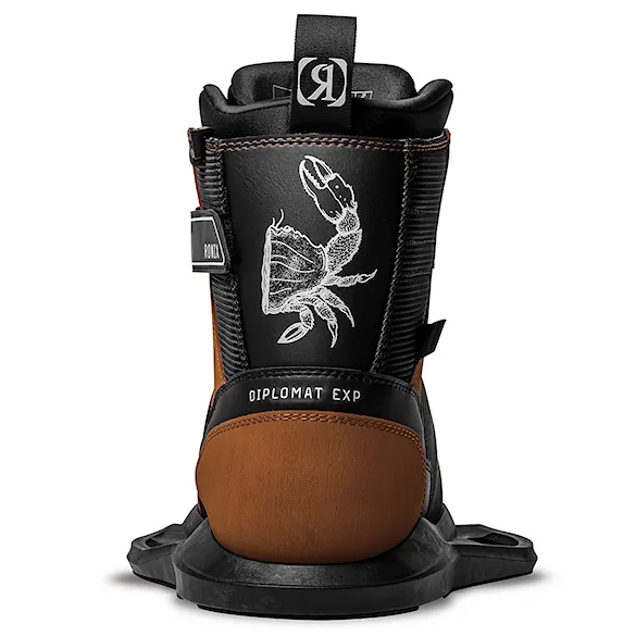 Vázání na wakeboard Ronix Diplomat EXP black/gum rubber 2025 - 6