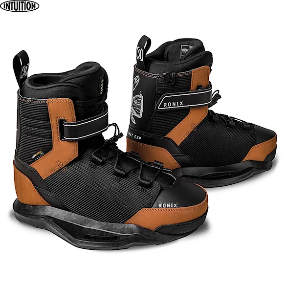 Vázání na wakeboard Ronix Diplomat EXP black/gum rubber 2025 - 1
