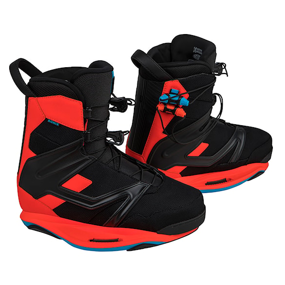 Vázání na wakeboard Ronix Kinetik Project caffeinated red/blue 2018 - 1