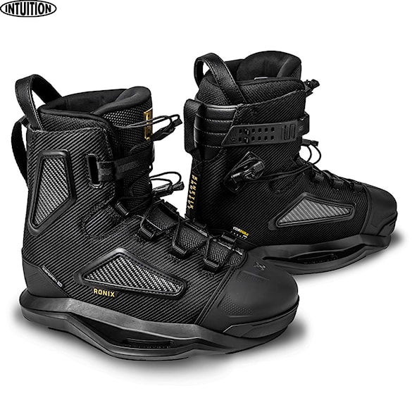 Wiązanie wakeboardowe Ronix Kinetik Project EXP black/gold 2024 - 1