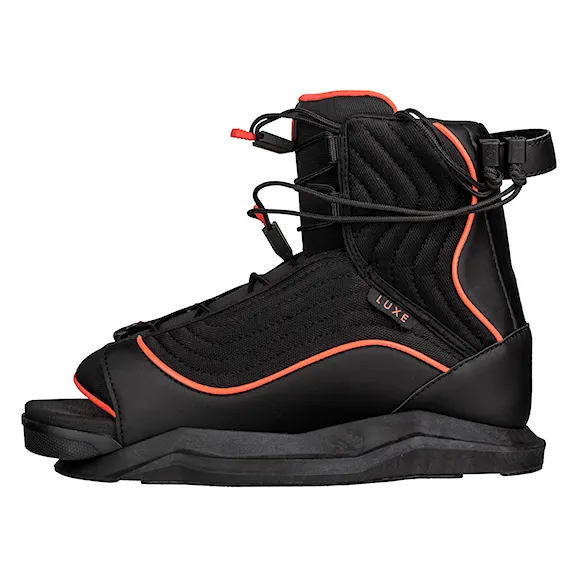 Wakeboard Binding Ronix Luxe black/coral 2026 - 3
