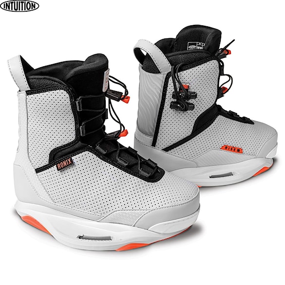 Viazanie na wakeboard Ronix Rise white/peach smoothie 2023 - 1