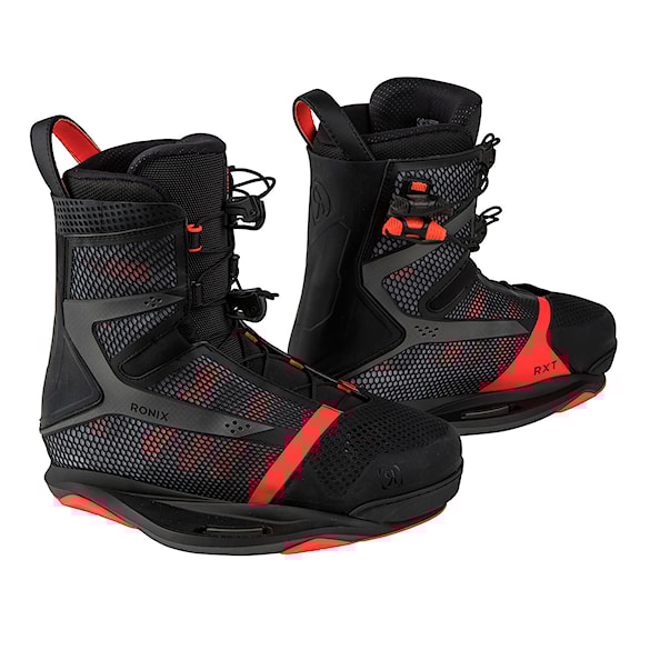 Wiązanie wakeboardowe Ronix RXT naked clear/caffeinated red 2018 - 1