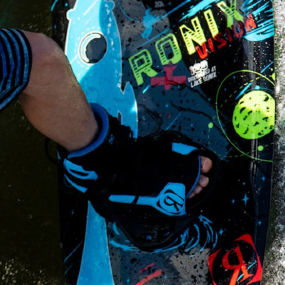 Vázání na wakeboard Ronix Vision Boys black/blue 2026 - 5