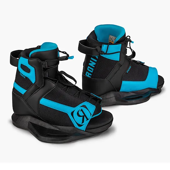 Vázání na wakeboard Ronix Vision Boys black/blue 2026 - 1