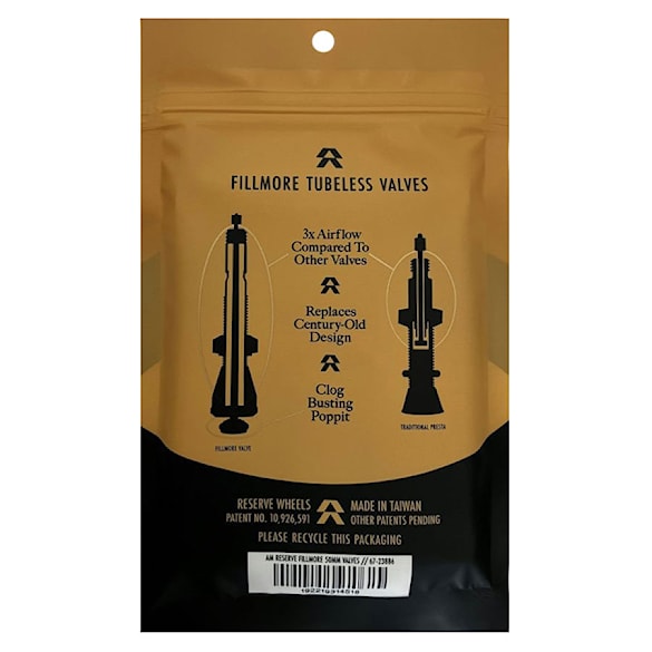Ventily Reserve Fillmore Valves 50 mm black - 4