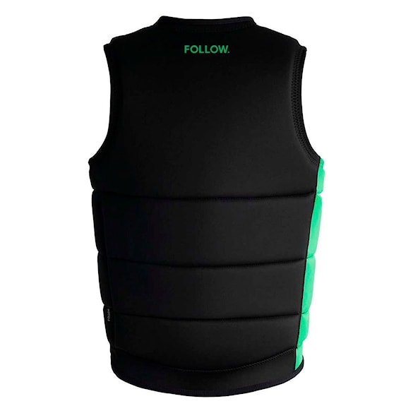 Wakeboard Vest Follow Corp Impact Vest black/green 2026 - 2