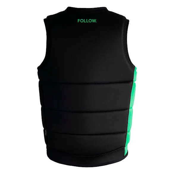 Wakeboard Vest Follow Corp Impact Vest black/green 2026 - 2