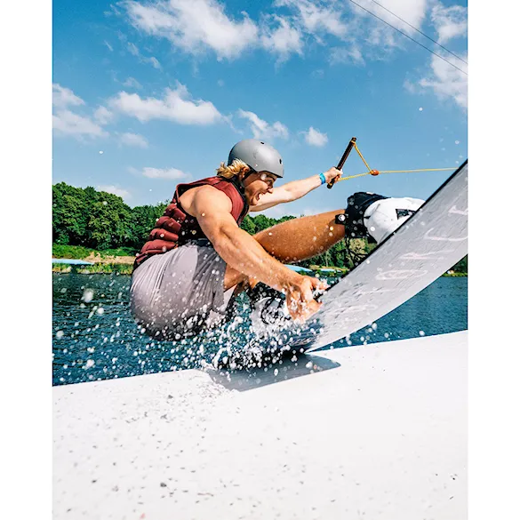 Kamizelka wakeboardowa Follow Total Impact maroon 2026 - 3