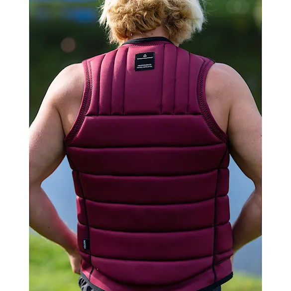 Kamizelka wakeboardowa Follow Total Impact maroon 2026 - 8