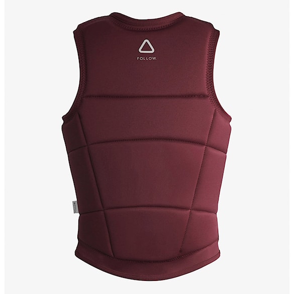 Kamizelka wakeboardowa Follow Wms Finesse Impact maroon 2026 - 2