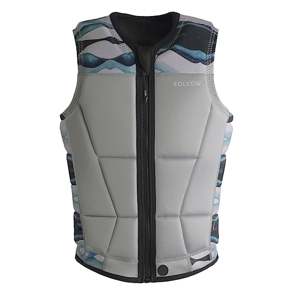 Kamizelka wakeboardowa Follow Wms Harmony Impact grey river 2026 - 1