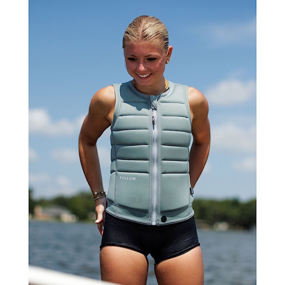 Kamizelka wakeboardowa Follow Wms Total Impact silver 2026 - 7