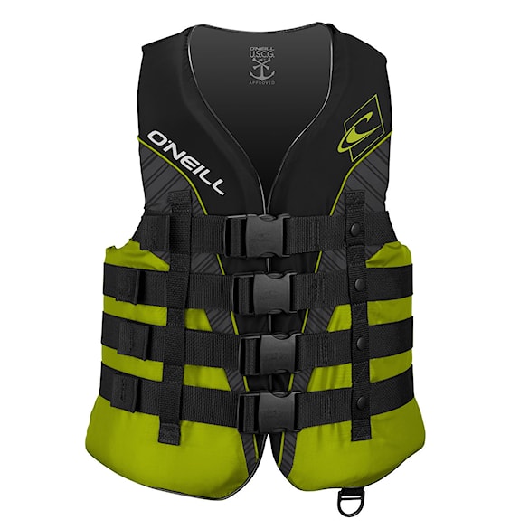 Vesta na wakeboard O'Neill Superlite ISO 50N Vest black/lime/smoke: lime - 1