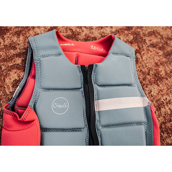 Wakeboard Vest O'Neill Wms Bahia Comp Vest trade winds/tea rose 2022 - 3
