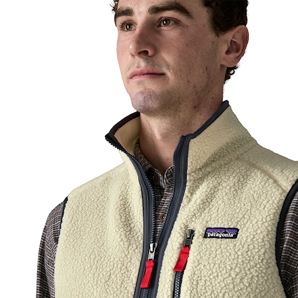 Kamizelka Patagonia M's Retro Pile Vest pelican w/smolder blue 2026 - 3