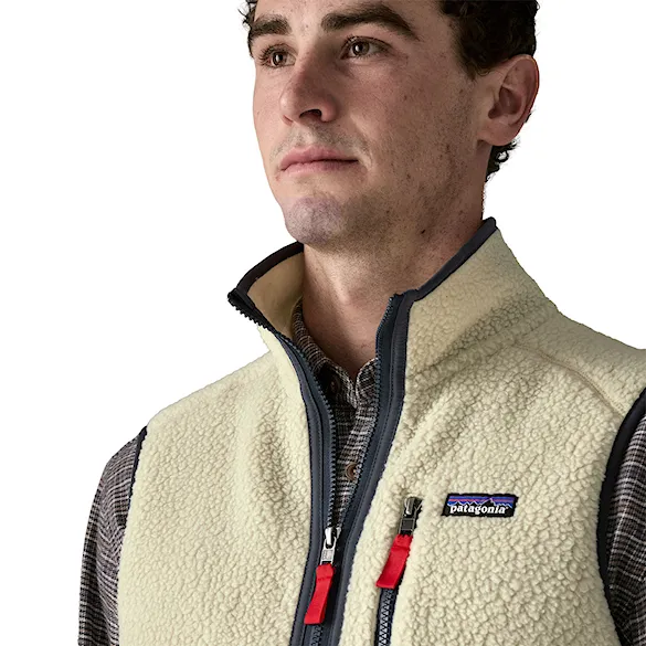 Kamizelka Patagonia M's Retro Pile Vest pelican w/smolder blue 2026 - 3