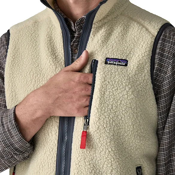 Kamizelka Patagonia M's Retro Pile Vest pelican w/smolder blue 2026 - 4