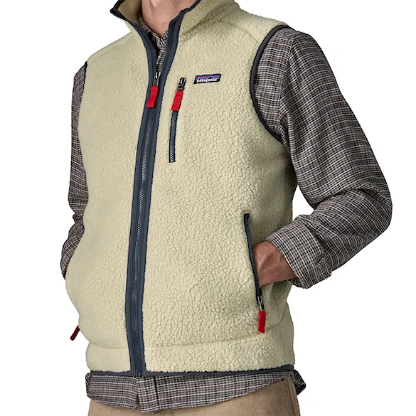 Kamizelka Patagonia M's Retro Pile Vest pelican w/smolder blue 2026 - 5