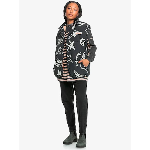 Vesta Quiksilver Uni SL Puff Jacket tarmac fun zone 2025 - 6