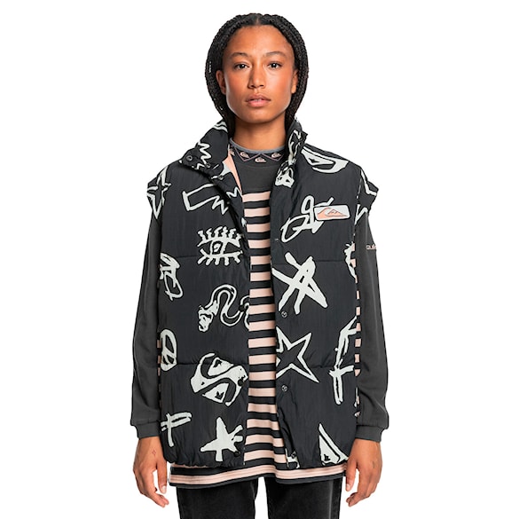 Vesta Quiksilver Uni SL Puff Jacket tarmac fun zone 2025 - 1