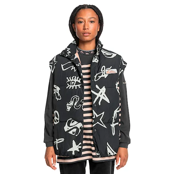 Vesta Quiksilver Uni SL Puff Jacket tarmac fun zone 2025 - 1