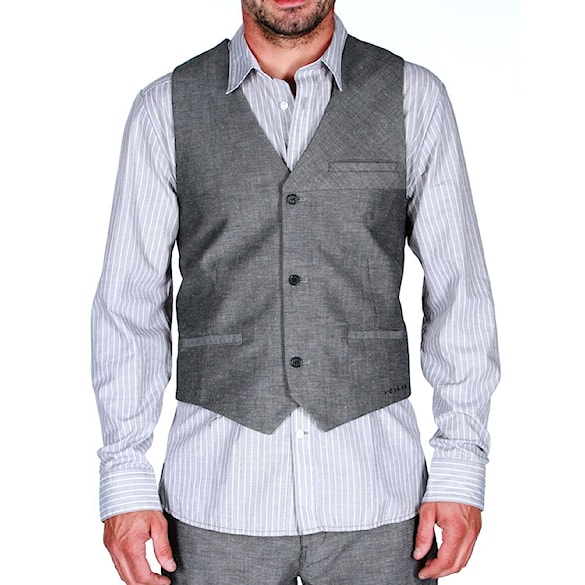Pánský oblek Volcom Daper Stone Vest charcoal 2012 - 1