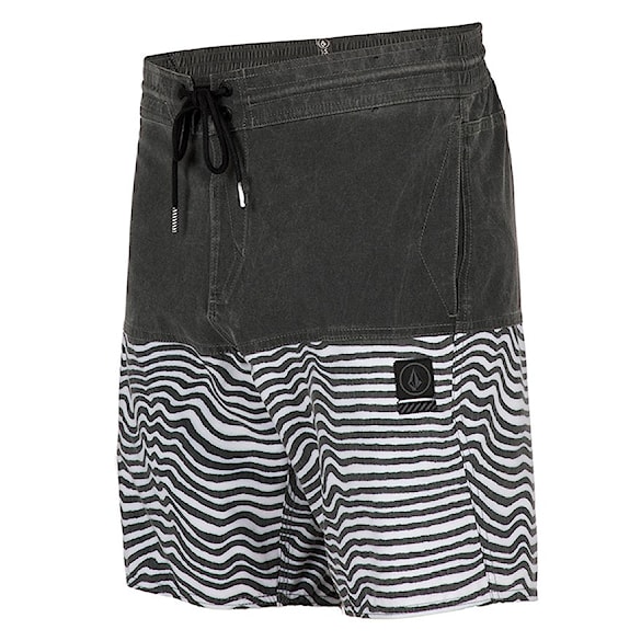 Plavky Volcom Vibes Half Stoney 19 black/white 2017 - 1